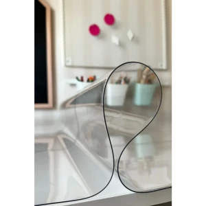 91328845 Скатерть жидкое стекло AEAhome 75x120x0.5 прямоугольная 75x120 см прозрачная STLM-0817569