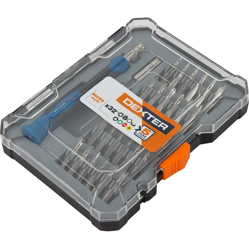 Прецизионная отвертка Dexter с 32 насадками для точных работ 18149090 STLM-0009636 - Вид №10