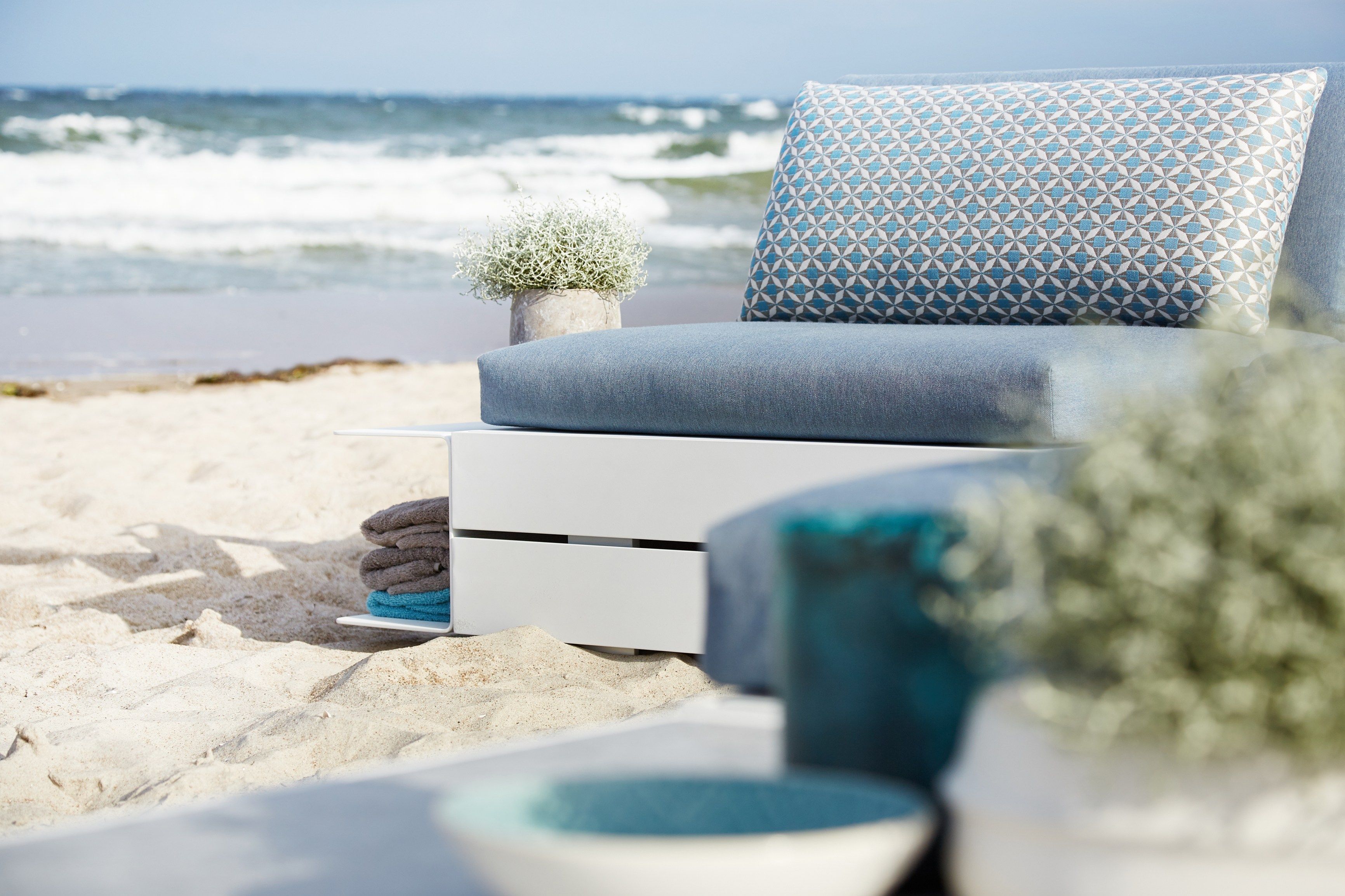 Угловой садовый диван из ткани solpuri Boxx ARCH-00050179 - Вид №6