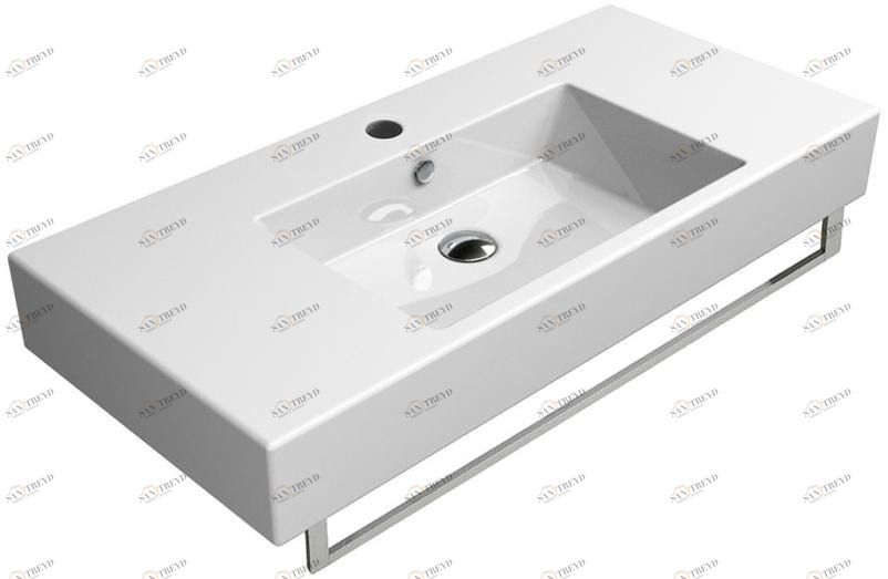 8951111 Накладная раковина на столешницу  овальная GSI ceramica Kube