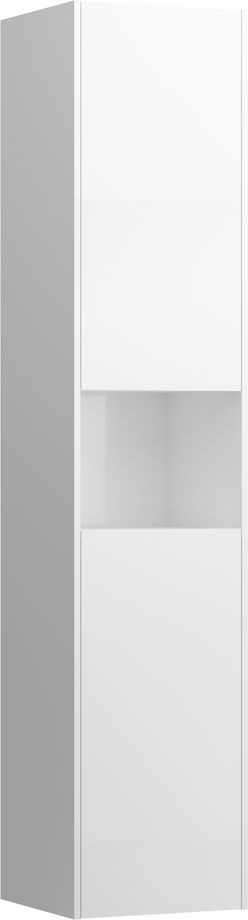 H4027021102621 Шкафчик высокий - правый с 2 дверцами и открытой полкой LAUFEN PRO - Вид №1