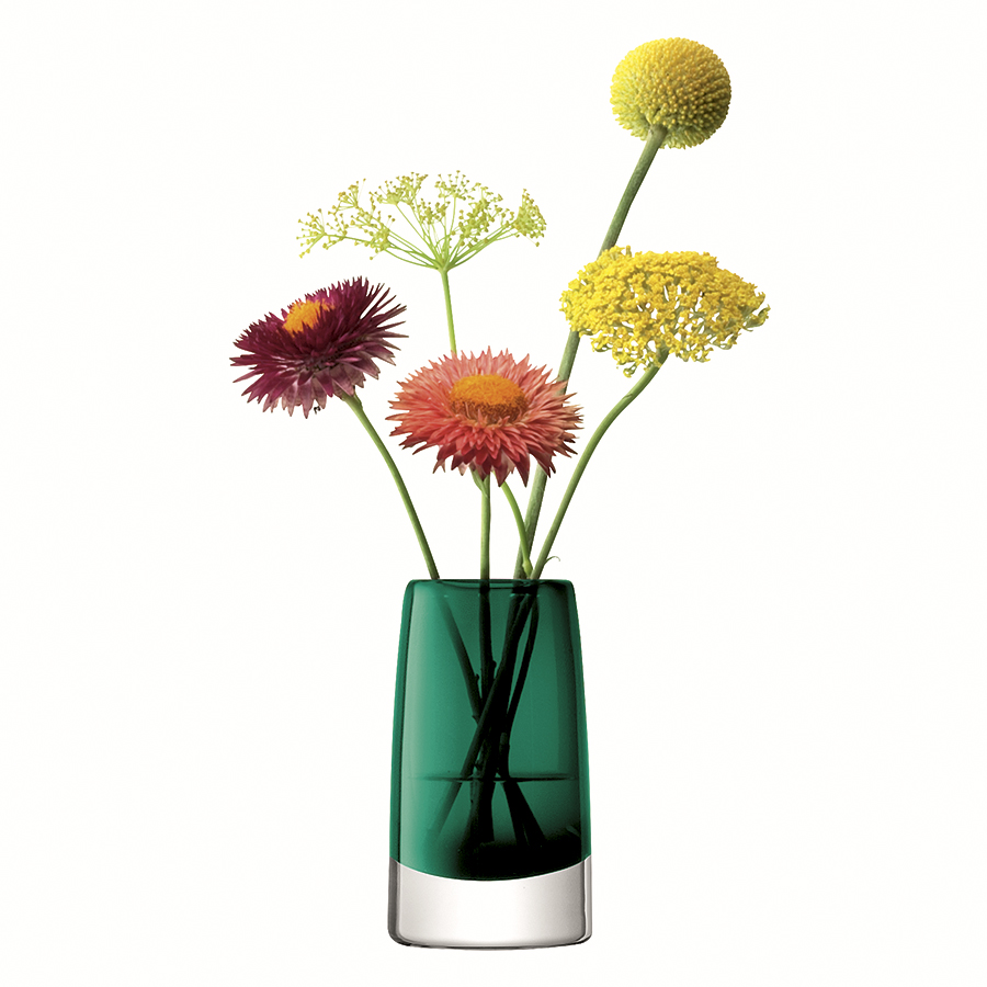 G924-10-895 Ваза stems mini 10см marine green LSA International  - Вид №2