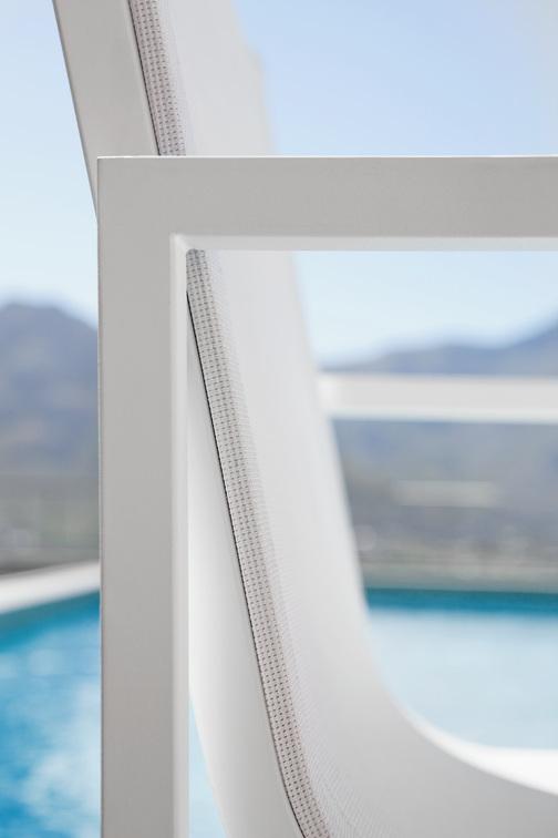 Стул лава текстиль черный Manutti Latona MNST908 - Вид №11