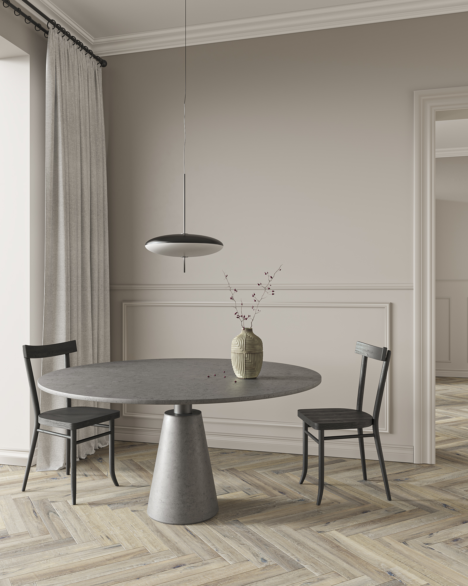 MD-01 Обеденный стол из бетона BET-ON BetOn  - Вид №1