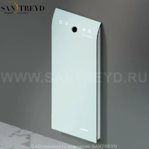 Effegibi EASYSTEAM SMART 45 ES45 Встроенный парогенератор для турецкой бани, мощность - 4,5 кВт, объем - от 3,5 до 4,5 куб. м., производительность - 6,6 кг/час, отделка: гнутое стекло с шелкографией и окрашенный аллюминий