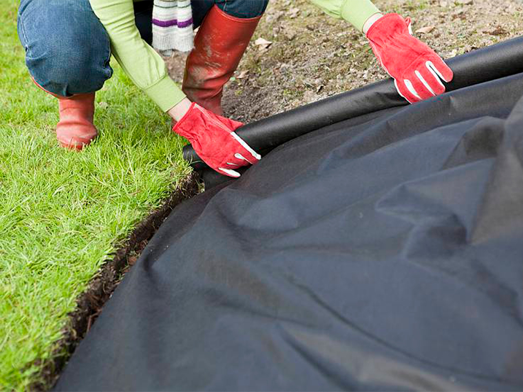 Геотекстиль 150 Строительный и садовый 1,6м x 25м ГеоПластБорд GPBST-108 - Вид №1