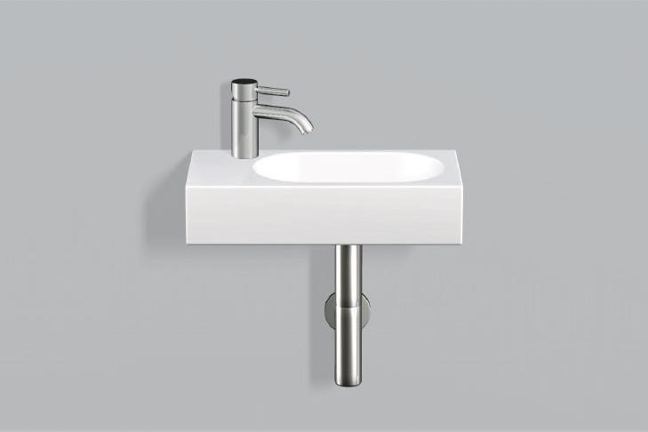 4297000401 Умывальник, wt.xxs450h.r, белая, противомикробное Alape серия XXS (Fusion.S) 