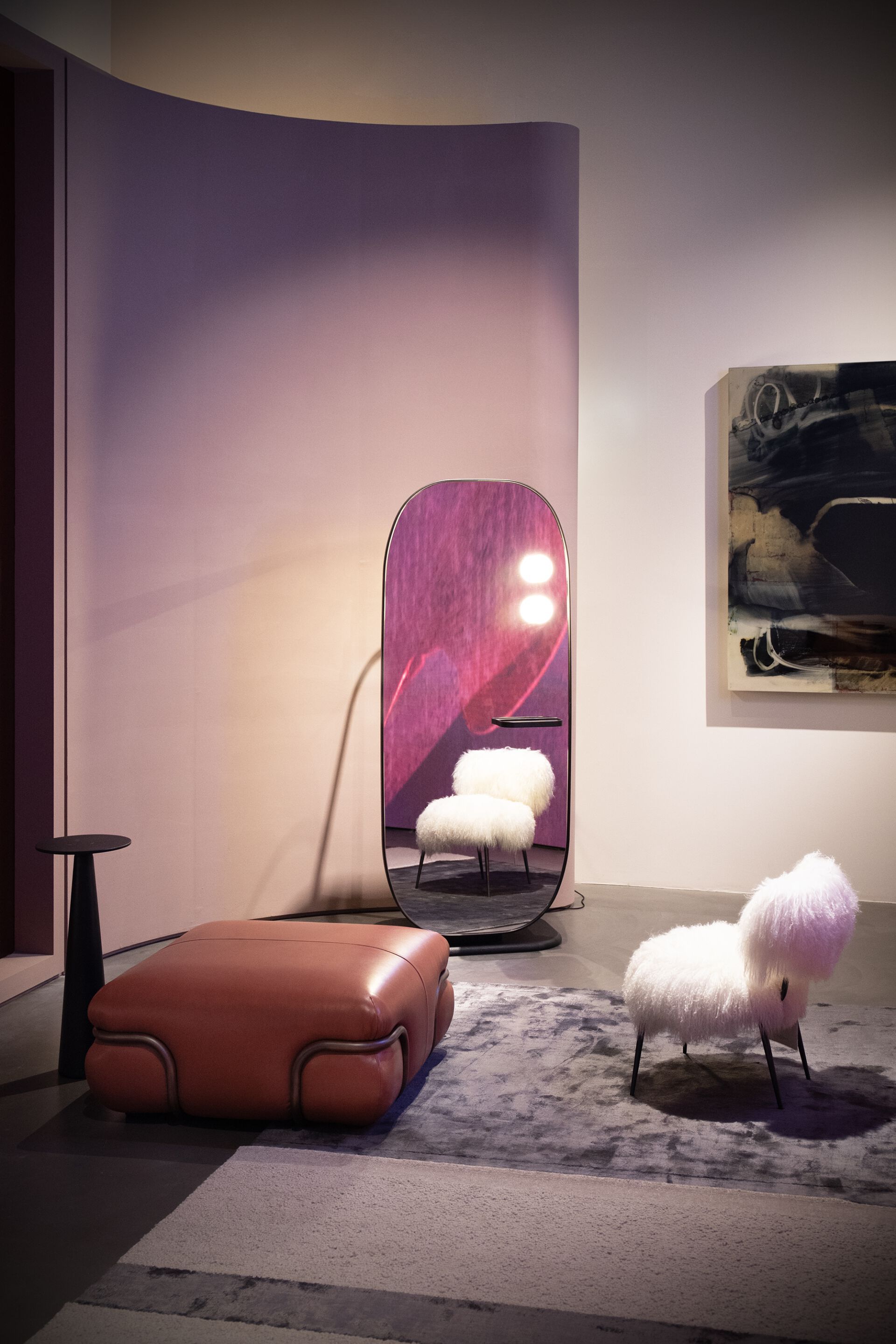 Кожаный квадратный пуф Baxter So Soft ARCH-00139234 - Вид №5