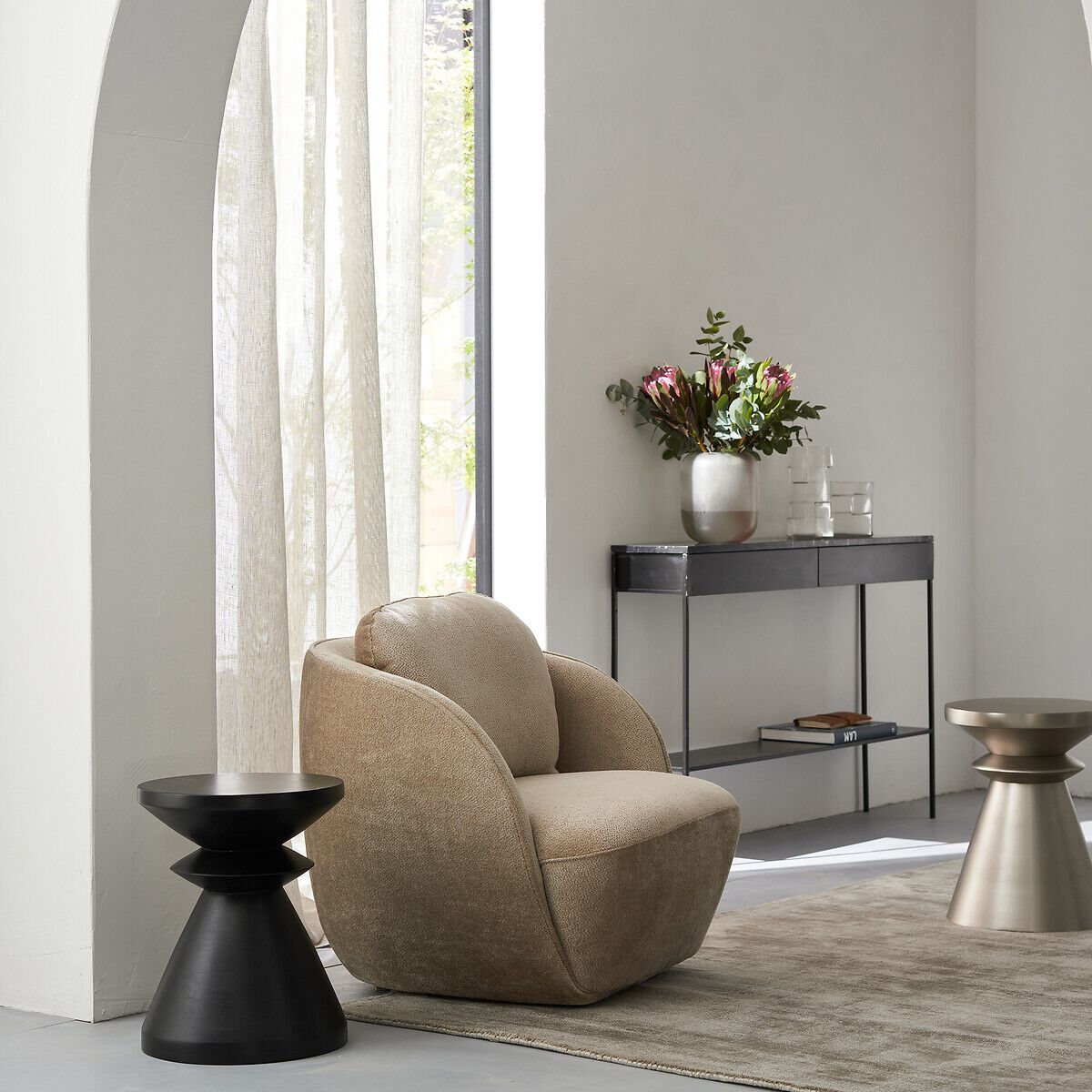 Прямоугольная мраморная консоль с ящиками AMPM Fébée ARCH-00151125 - Вид №6