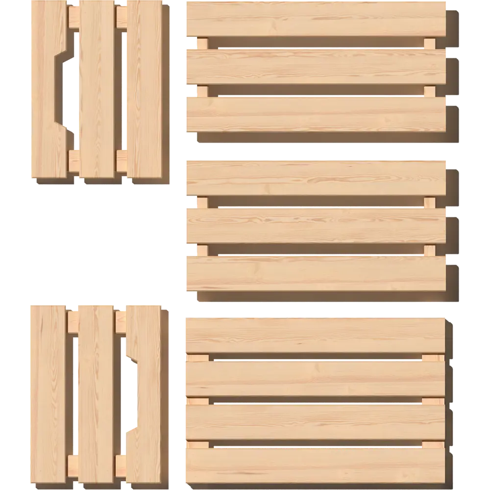 Santreyd Деревянный ящик для хранения 46×30×24 см 87887400 STLM-0076006 - Вид №3