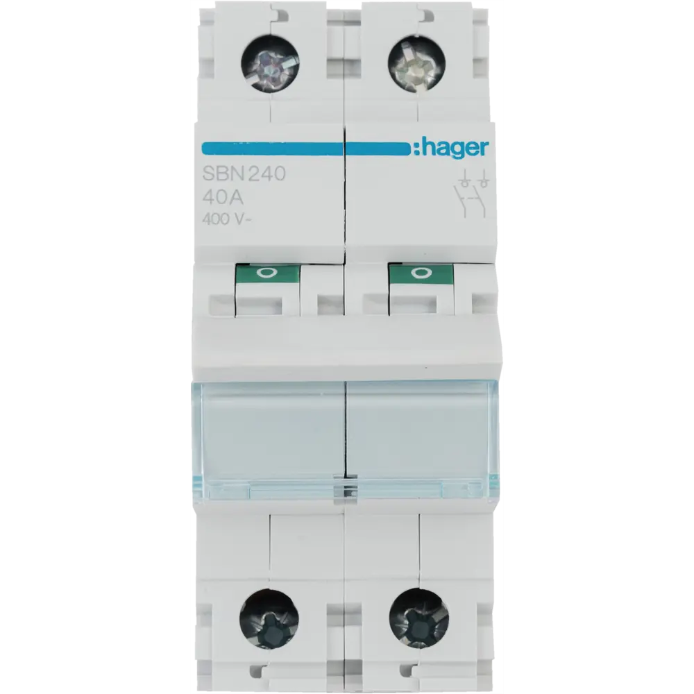 Выключатель нагрузки Hager SBN240 1 N 40 А STLM-2028692 - Вид №1
