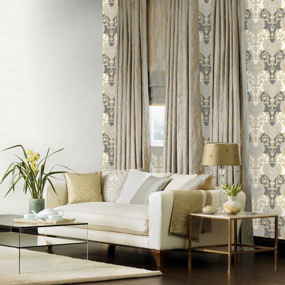 Обои флизелиновые 1,06х10 м цвет чёрный ED1121-11 81961301 STLM-2022850 EURO DECOR  - Вид №4