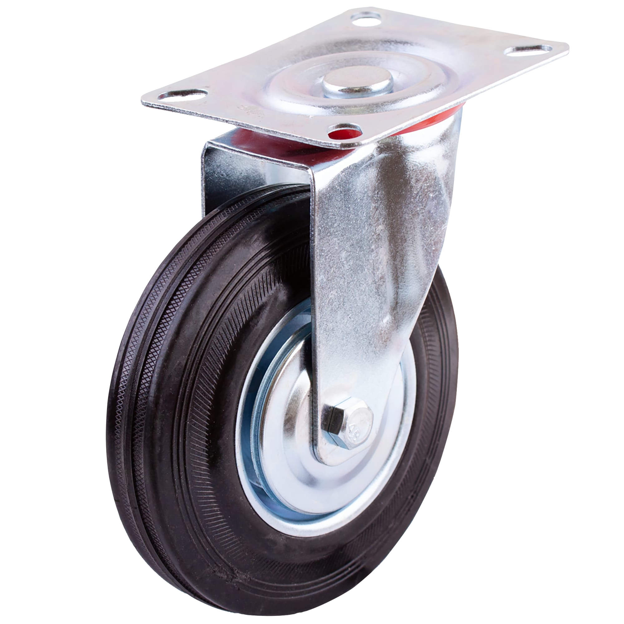 84792927 Колесо поворотное, без тормоза, площадка 125 мм, до 70 кг, цвет чёрный Santreyd 