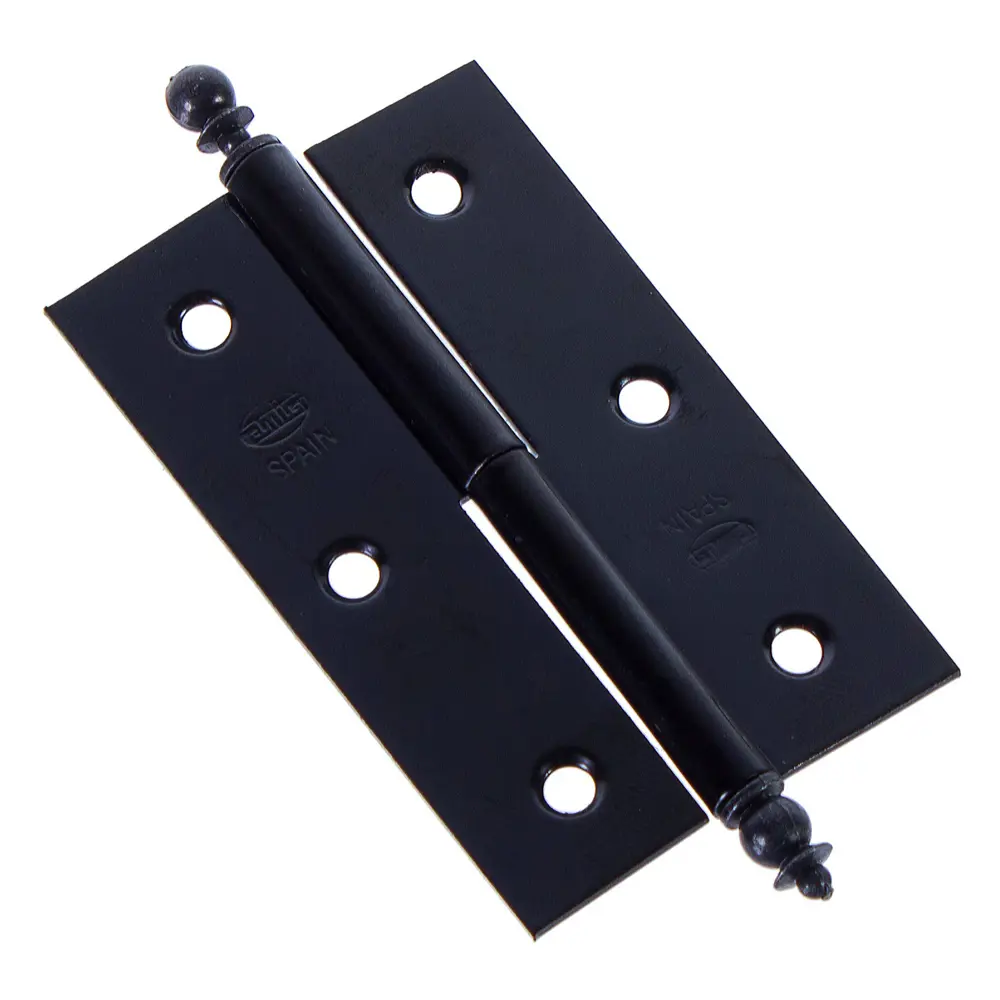 14247995 Петля мебельная карточная съёмная левая Amig 541 70x43 мм сталь цвет чёрный STLM-1010683 