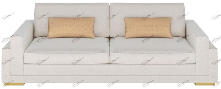 FRATO 3-х местный бархатный диван  Fup220007aak 