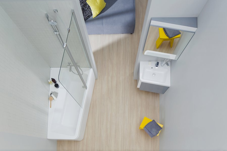 Зеркало 10° 650 R серый Ravak X000001080 - Вид №2