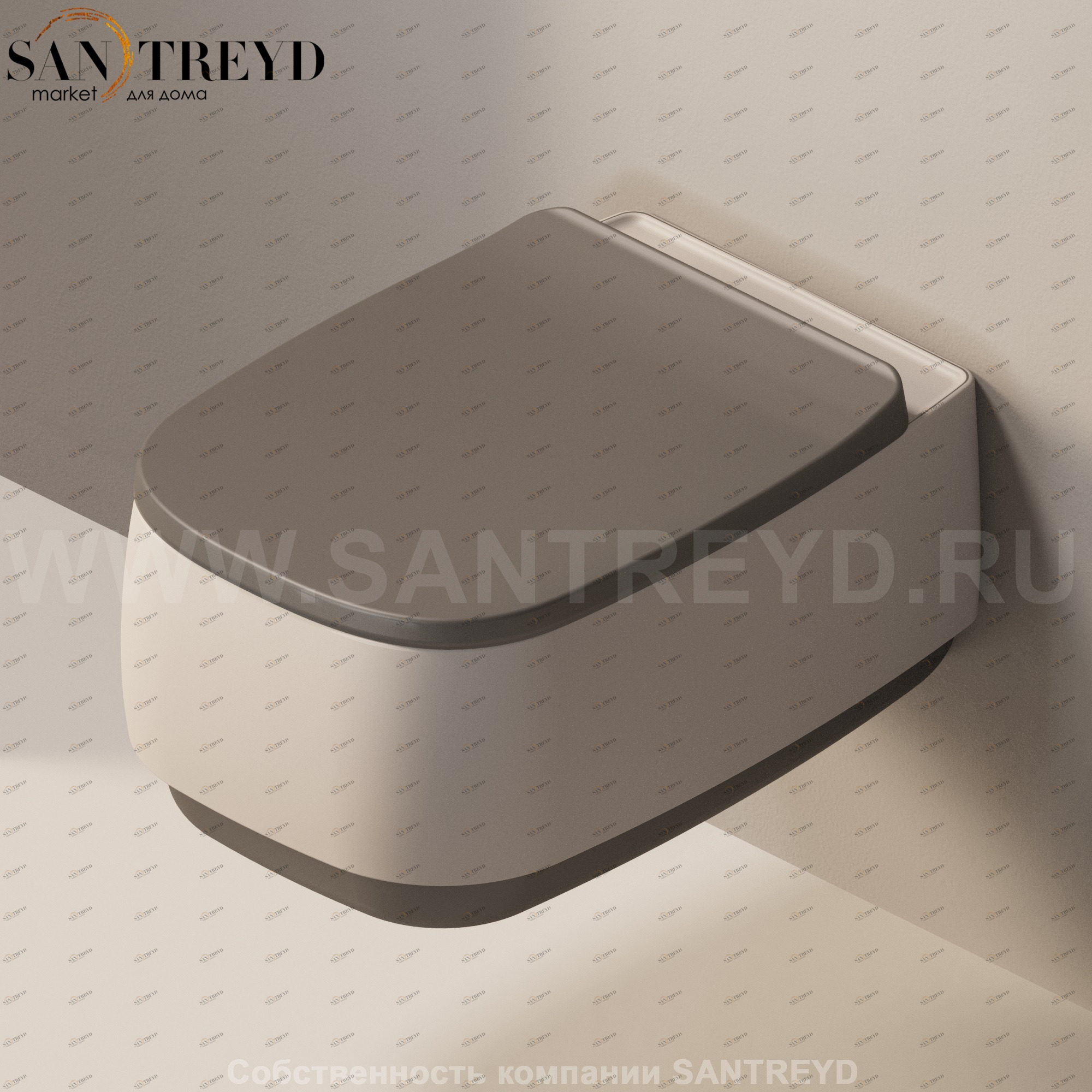 FG118G1019SP Подвесной унитаз настенный Серый Ceramica Flaminia Flag Италия