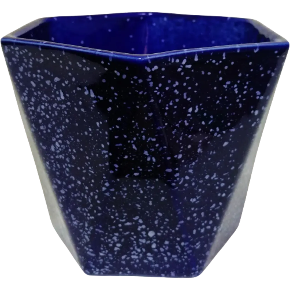 Кактусник 9x10x9 см v0.49 л керамика синий 83104750 STLM-2085146 Santreyd - Вид №1