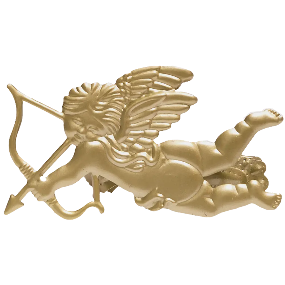 Клипса «Амур» цвет матовое золото 4 см ARTTEX STLM-2033871