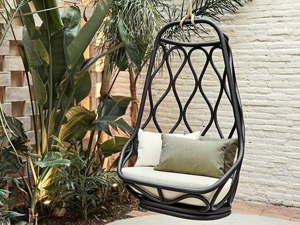 EXPORMIM Подвесное кресло-качалка из ротанга Nautica T060 - Вид №3