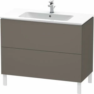 LC662709090 L-Cube Тумбочка напольная Фланелево-серый шелковисто-матовый лак