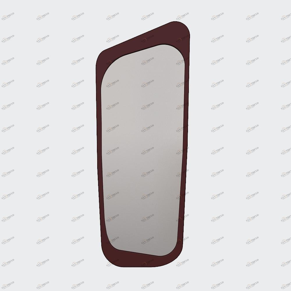 Зеркало настенное большое бордовое Woodi WOODI ДИЗАЙНЕРСКИЕ 00-3966325 Бордовый 