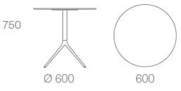 Albaplus Круглый стол в hpl Momo sun-id-1481387 - Вид №1
