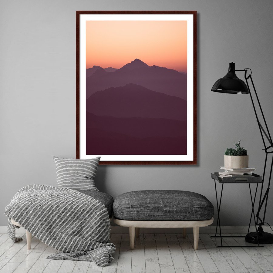 Фотокартина в деревянной раме 130х102 см Sunset view КАРТИНЫ В КВАРТИРУ  264751 Бежевый;белый;коричневый;разноцветный  - Вид №2