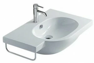 5237 Подвесная раковина настенная овальная Galassia M2 белая