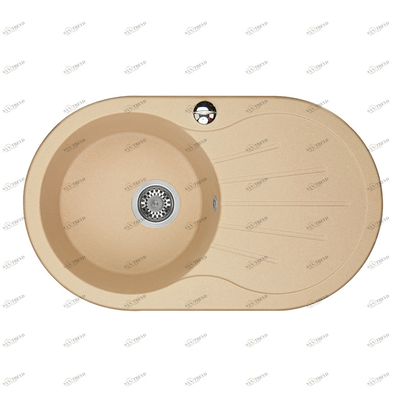 1A714032PA260 Мойка кухонная прямоугольная AQUATON Паола