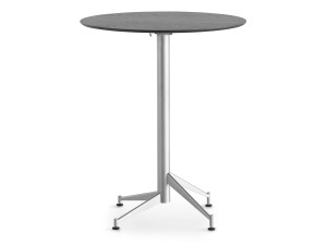 Высокий круглый стол с откидной крышкой