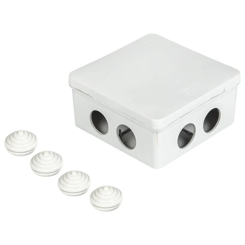 Коробка распределительная Мэк 100x100x50 мм цвет серый, IP54 11645111 STLM-2056408 Santreyd  - Вид №1