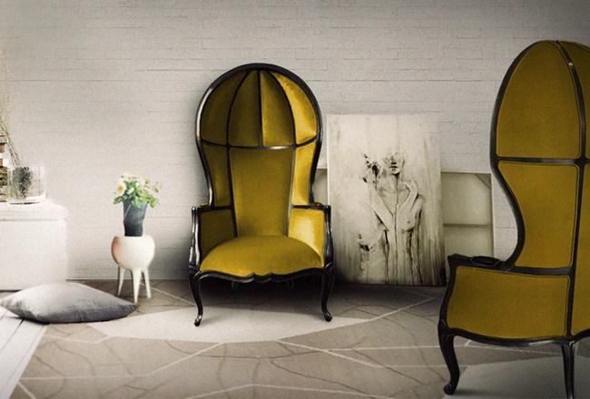 BRABBU Кресло из ткани с высокой спинкой Namib sun-id-1374731 - Вид №2