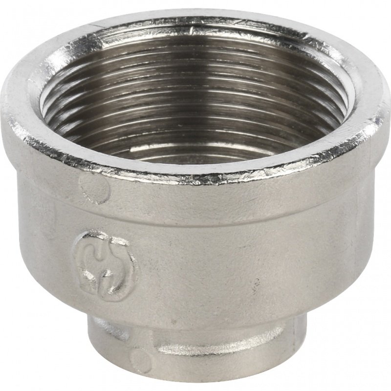 Муфта переходная ВВ 1 1/2х1/2" никель STOUT SFT0006011212 - Вид №1