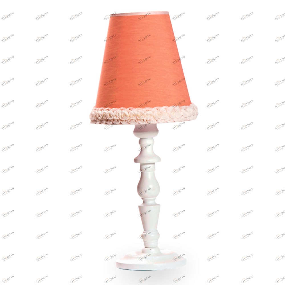 Настольная лампа детская персиковая Dream CILEK ROMANTIC 00-3832407 Розовый Santreyd