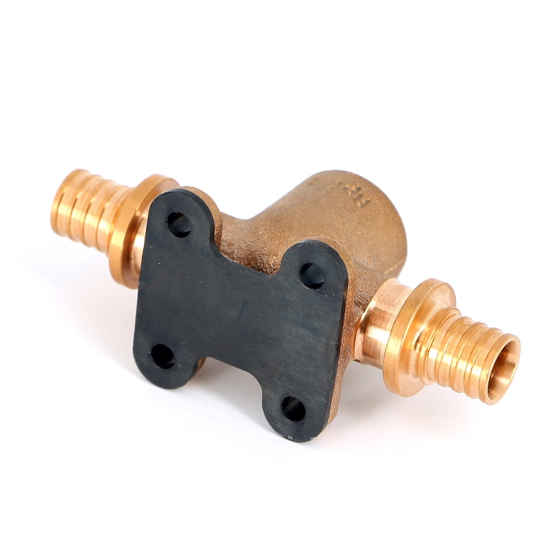 Водорозетка надвижная В REHAU 16х1/2"х16 RX проходная бронза 456291 - Вид №3