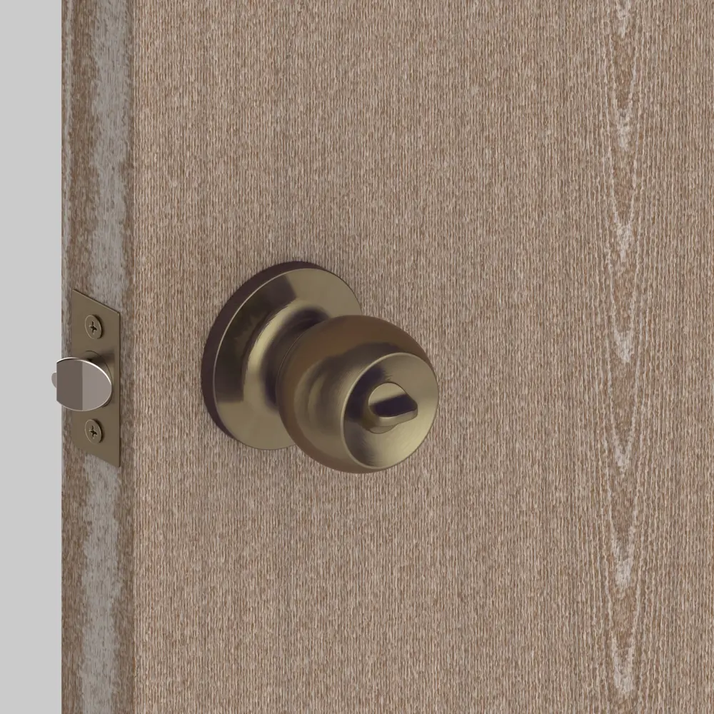 Ручка-защелка 672/BL AB-E, с фиксатором, цвет бронза FUARO STLM-2195665 - Вид №8