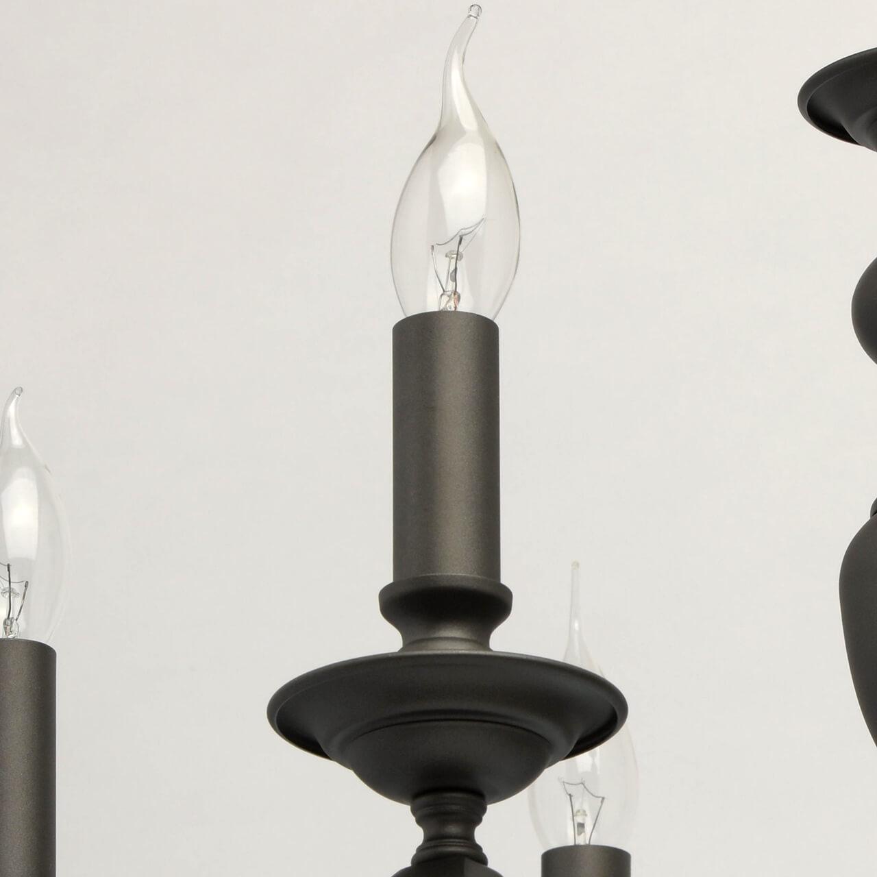 Подвесная люстра MW-Light Дэль Рей 5 700011308 MW-LIGHT ДИЗАЙНЕРСКИЕ, ДЭЛЬ РЕЙ 187445 Графит  - Вид №3