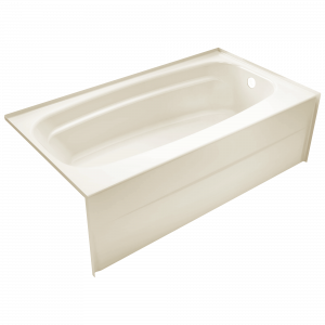 54 дюйма X 30 дюймов. Сплошная ванна - слив справа