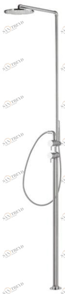 MINA Напольная душевая стойка из нержавеющей стали с душевой лейкой  0802t 
