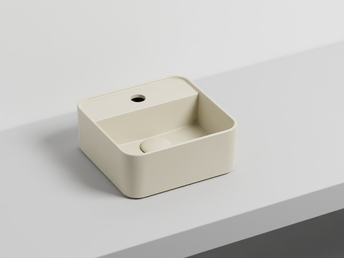 LPLAQ-LN Раковина круглая одно отверстие под смеситель 28 cielo Shui Comfort Ceramica Cielo