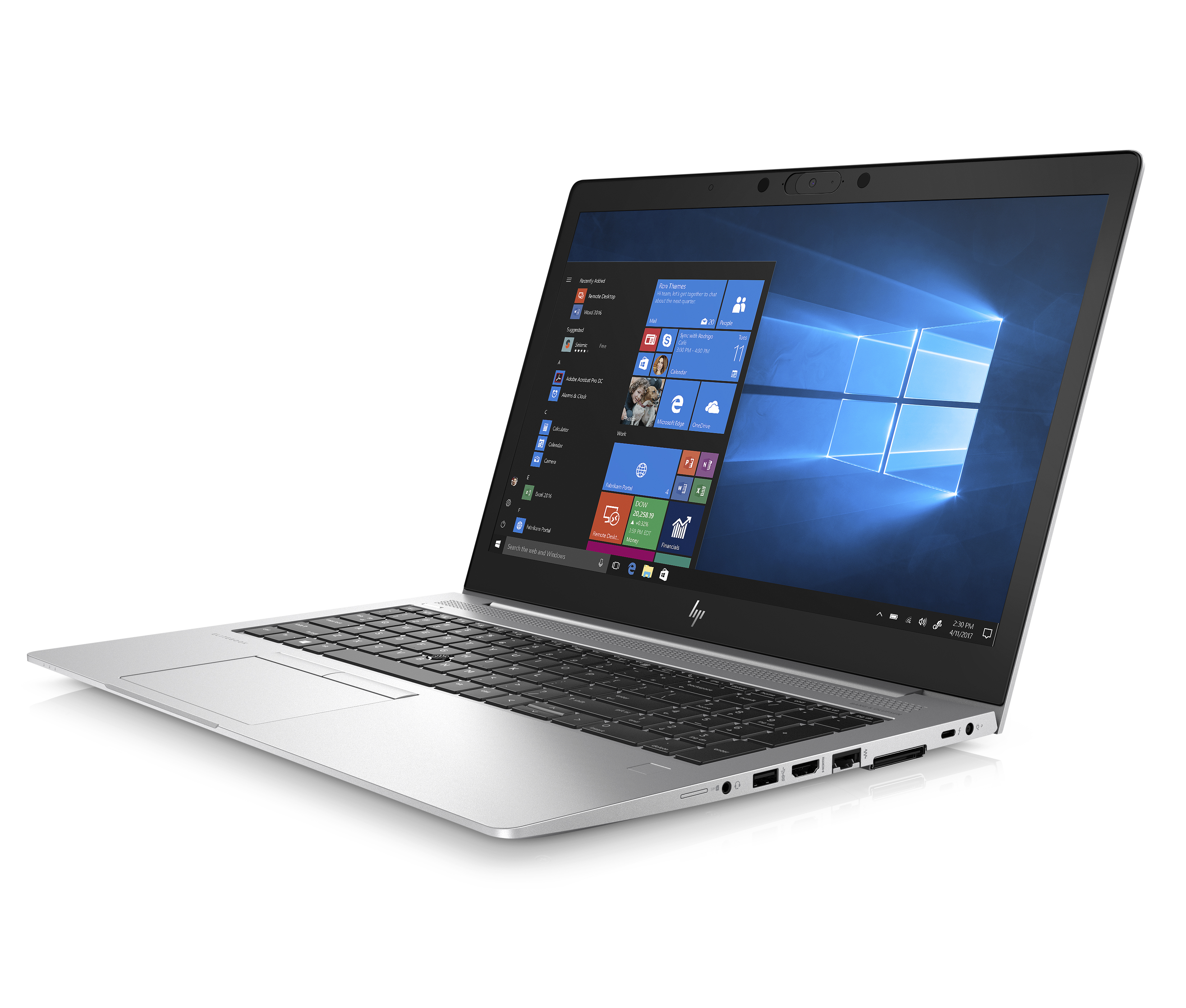 7KP05EA#ACB elitebook 850 g6 15.6"(1920x1080)/intel core i5 8265u(1.6ghz)/8192mb/512ssdgb/nodvd/int:intel hd graphics 620/50whr/war 3y/1.78kg/silver/w10pro + ir cam, 400 nit HP Santreyd  - Вид №2