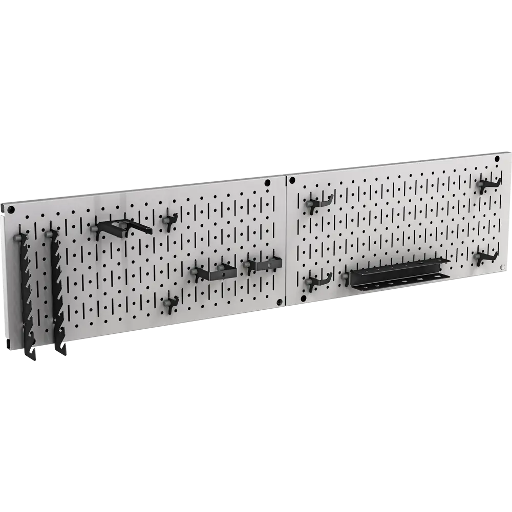 Система для хранения инструментов на перфорации Набор №21 50x22.5 см сталь цвет серый 2 шт Santreyd STLM-2130945