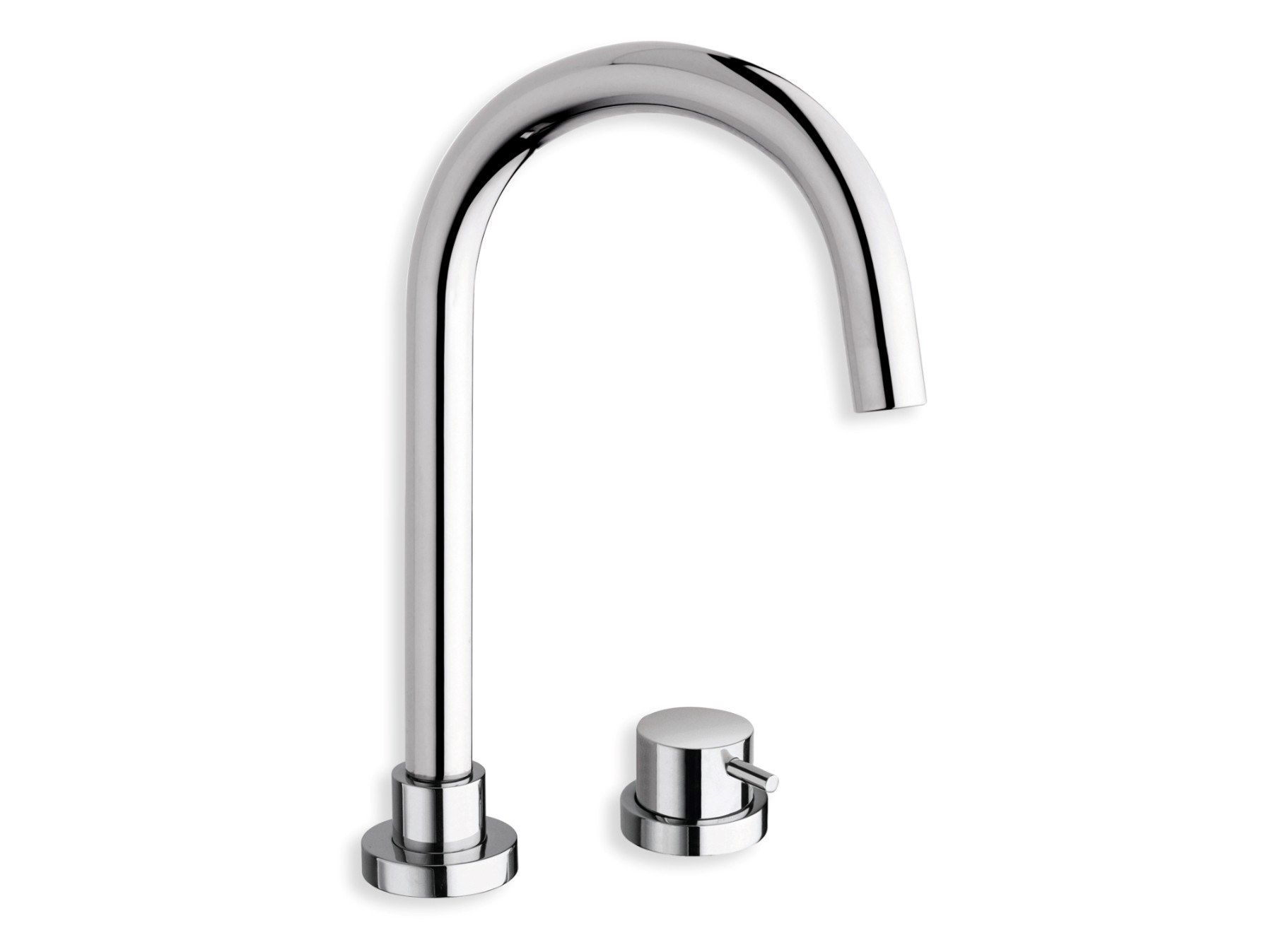 Однорычажный смеситель для раковины CRISTINA Rubinetterie зеленый триколор ARCH-00130636