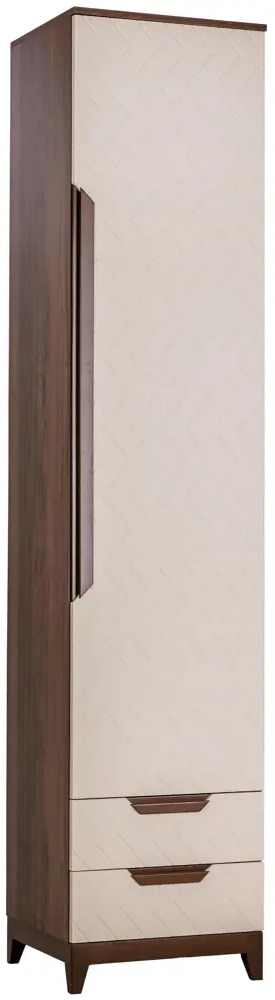 91062304 Шкаф распашной одностворчатый R-Home Сканди 50x230x60 см МДФ цвет бежевый STLM-0463582