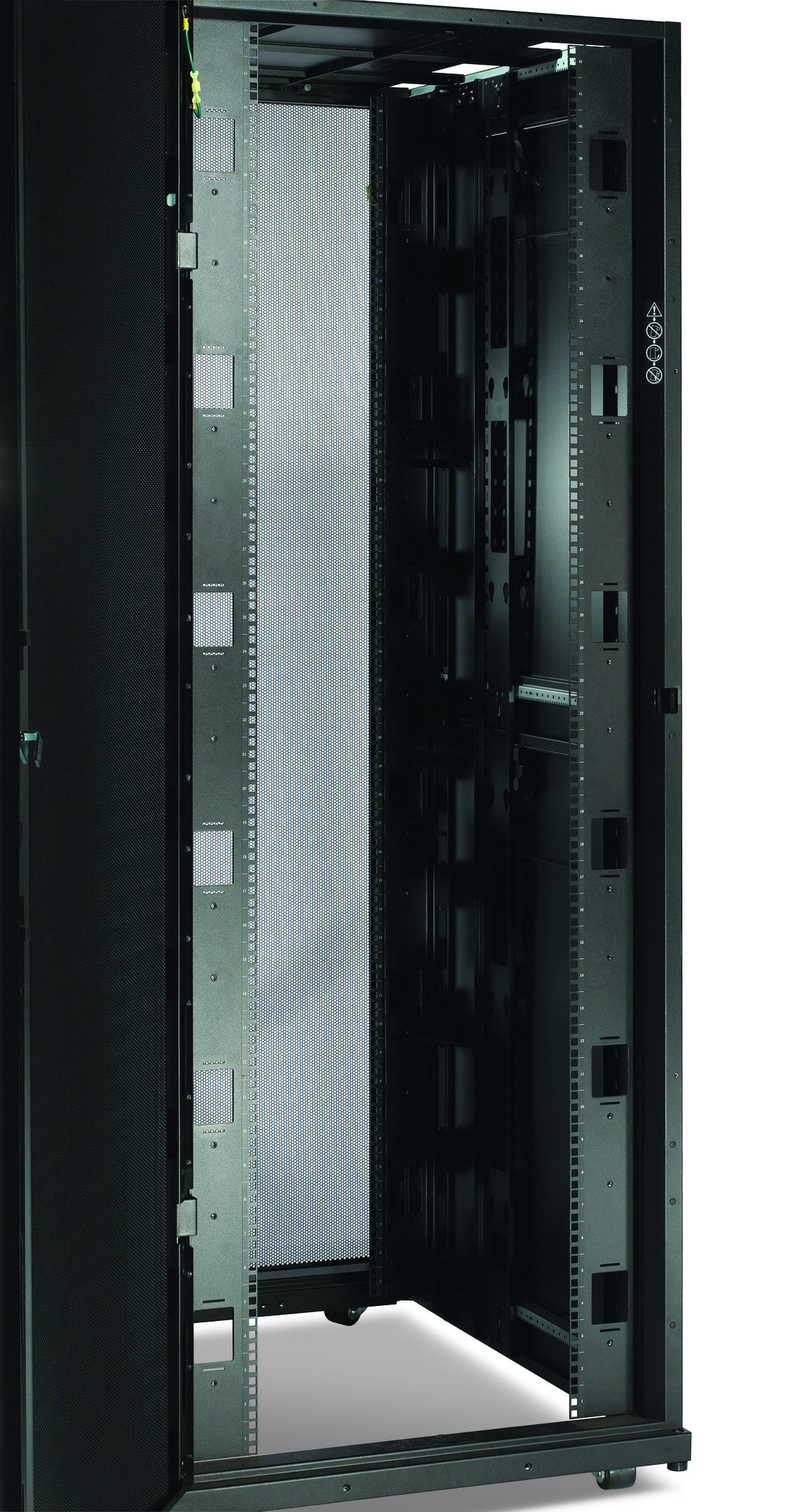 AR3150 Netshelter sx 42u 750mm wide x 1070mm deep enclosure with sides black APC Santreyd  - Вид №1