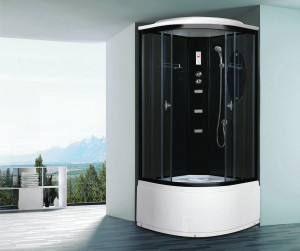 Душевая кабина NG-212-01N (1000х1000х2200) высокий поддон(48см) стекло ТОНИРОВАННОЕ