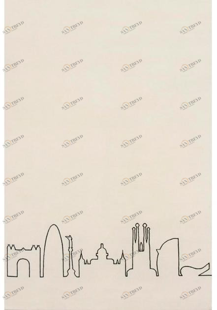 Barcelona Rugs Ковер из шерсти ручной работы с рисунком Urban sun-id-1349840