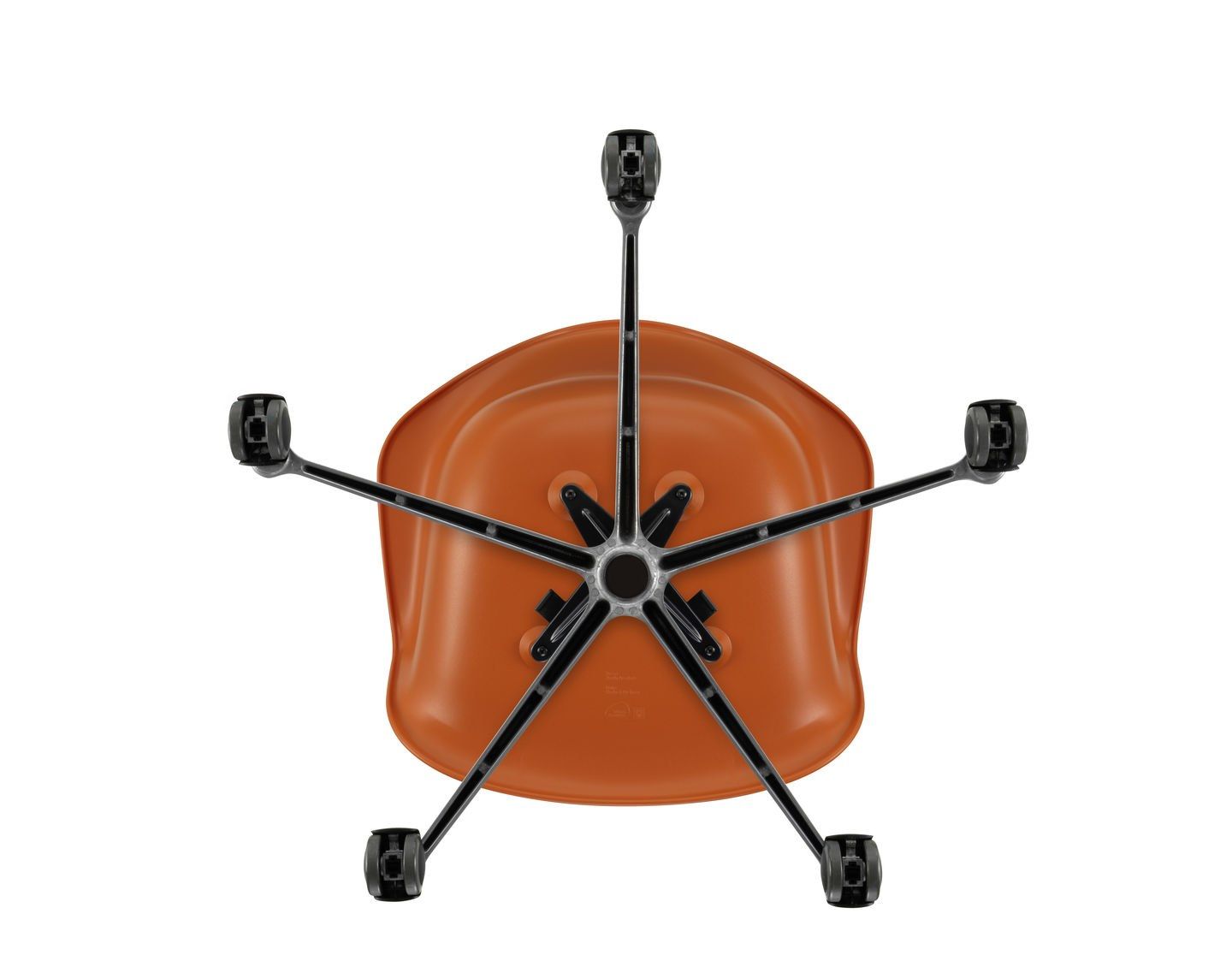 Ткань поворотный операционный офисный стул с подлокотниками VITRA Eames Plastic Chair ARCH-00120962 - Вид №40