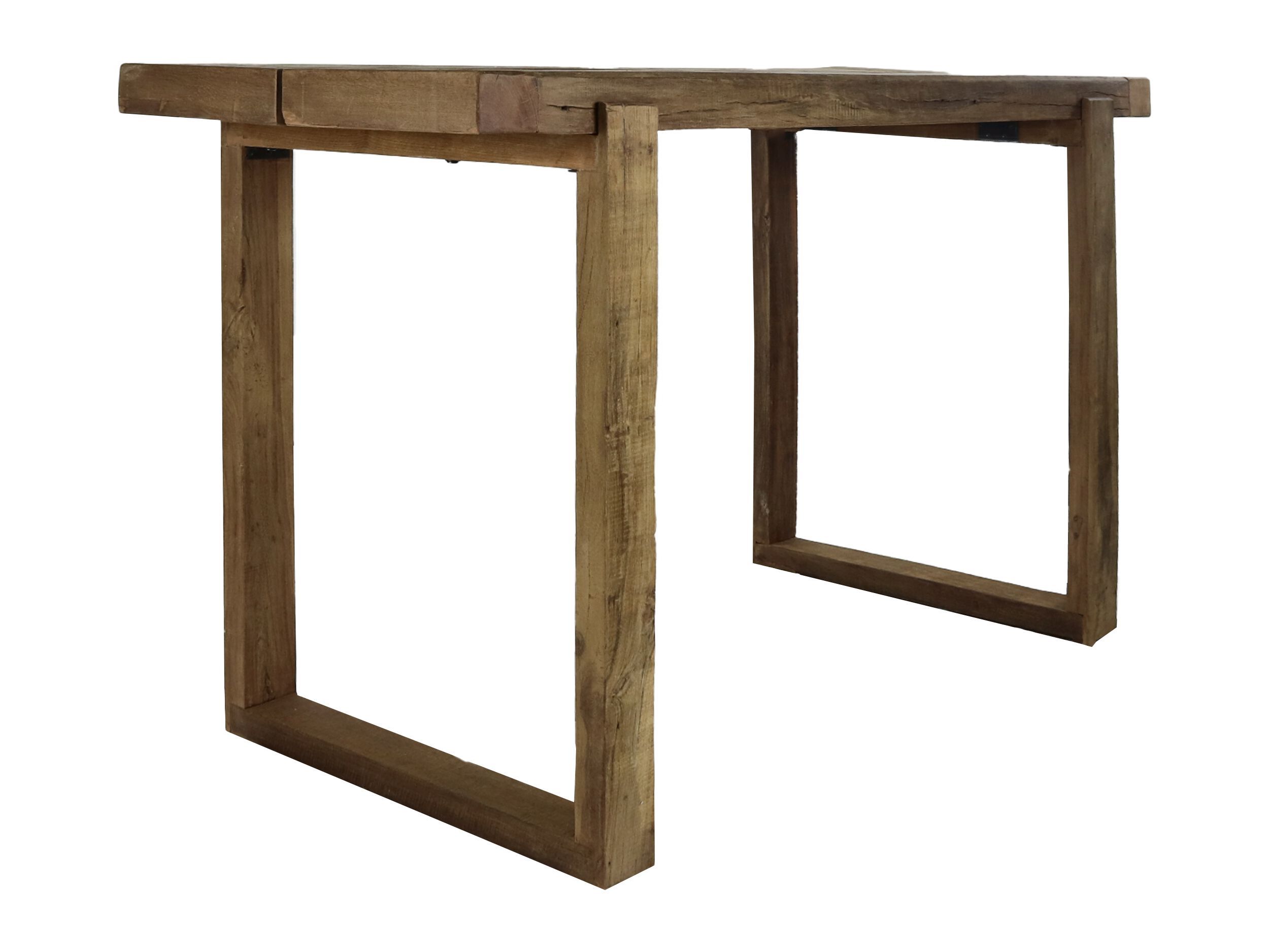 Восстановленный деревянный прямоугольный высокий стол POMAX Андалусия ARCH-00037459